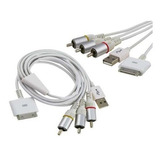 Cable De Audio Video Y Usb Para iPod/iPhone Megalite Mlc217