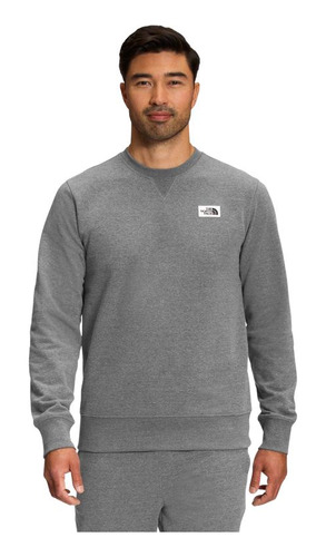 Polerón Hombre The North Face Heritage Patch Crew Gris