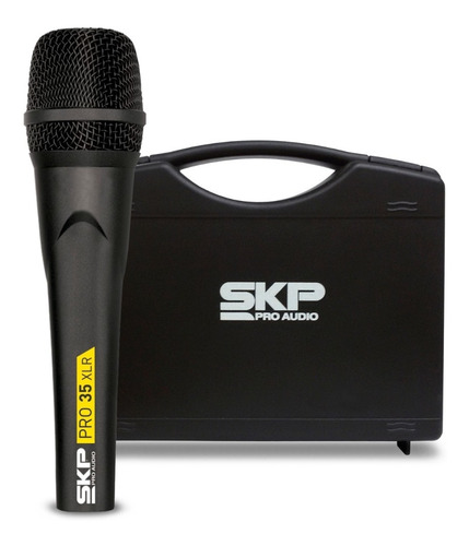 Micrófono Skp Pro 35 Xlr Dinamico Cardiode Voz Karaoke Mano