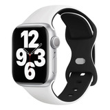 Correa De Silicona De Dos Colores Para Apple Watch  Pulsera