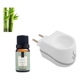 Aromatizador Difusor Elétrico Kit Via Aroma  Essência Bamboo