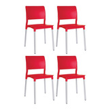 Silla Moderna Minimalista Restaurante Comedor Durable, Set 4