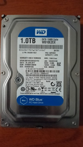 Disco Rigido 1.0tb En Excelente Estado Se Cambiaron Por Ssd