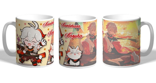 Taza Kaedehara Kazuha, Genshin Impact De Plástico