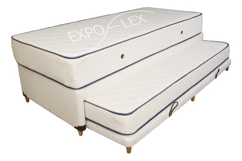 Sommier Duo  Dual 80x190 Diván Cama + Carro  A . D 20 Cm