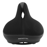 Asiento Bicicleta Montaña Negro Con Broche At-6006 Benotto