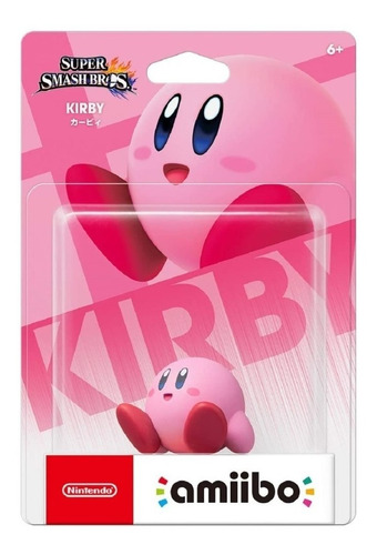 Figura Amiibo Kirby Original Nintendo Super Smash Bros