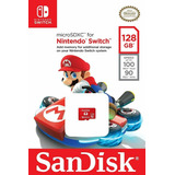 Memoria Micro Sdxc De Sandisk Para Nintendo Switch 128 Gb U3