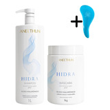 Kit Aneethun Shampoo + Mascara Hidra Hialurônico  1 Litro