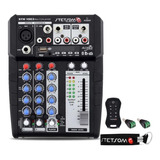 Mesa De Audio Stetsom Stm1003 3 Canais 12v Para Microfone