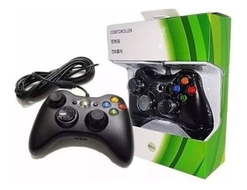 Controle Para Video Game Xbox 360 Pc Com Fio Joystick 360x