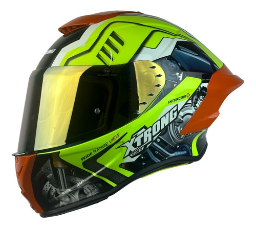 Casco Certificado Integral Xtrong Deportivo Visor Procter