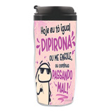 Copo Garrafa Personalizado Frase Engraçada Flork 350 Ml