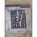 Metal Gear Solid The Legacy Collection Ps3