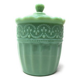 La Mujer Pionera Belleza Atemporal Jade Sugar Bowl