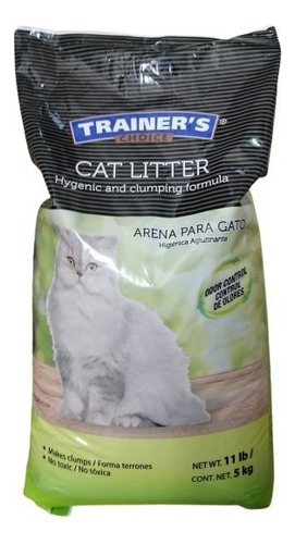 10 Gk Arena Para Gato Trainer's Choice Premium X 10kg De Peso Neto  Y 5kg De Peso Por Unidad