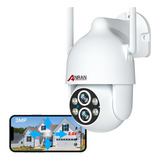 Cámara De Seguridad Wifi Ip Doble Lente Con Audio Hd Zoom10x