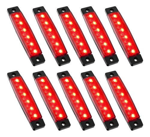 Kit De 10 Tiras Led De Roca Para Auto Bajo Brillo Impermeabl