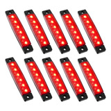 Kit De 10 Tiras Led De Roca Para Auto Bajo Brillo Impermeabl