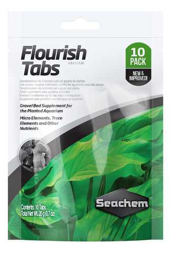 Fertilizante Em Pastilha Para Aquário Seachem Flourish Tabs