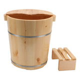 Bañera De Madera Para Pies, Barril Multiusos, Portátil,