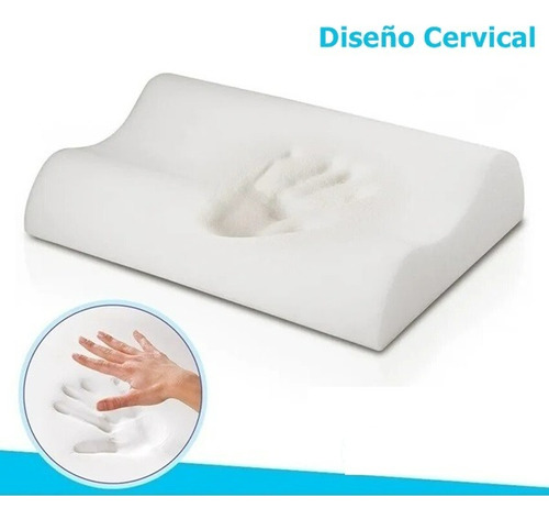 Almohada Viscoelastica Sleep Time Con Funda 60x35x13 Cm 