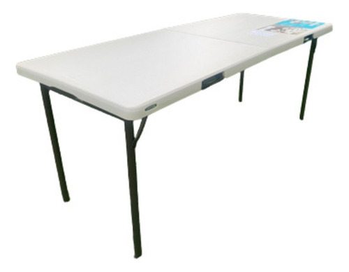 Mesa Lifetime Plegable Por El Centro 182cm