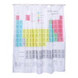 H Tabla Periódica Elementos Imprime Partition Curtain 1.8m 1
