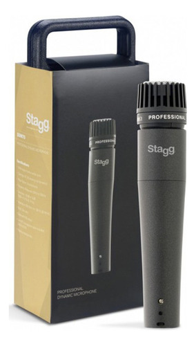 Microfono Stagg Sdm70 Dinamico Unidireccional Color Negro