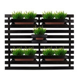 Floreira Jardim Vertical Com 5 Cachepôs E 5 Vasos Plásticos