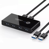 Ugreen Usb 3.0 Seletor Kvm Switch Box 4 Portas 2 Computa Nfe