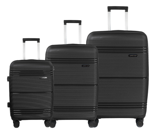 Set De Valijas X 3 Medidas Grande Mediana Carry On Equipaje