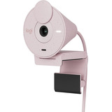 Cámara Web Logitech Full Hd Brio 300 Rosa Reducción De Ruido