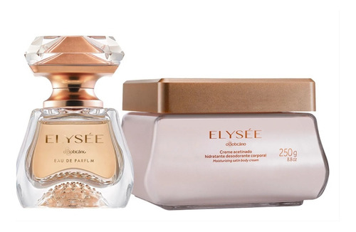 Boticario Combo Elysee Perfume 50 Ml + Creme Acetinado 250g