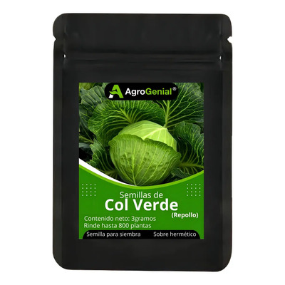 Semilla De Col Repollo Verde Temprana Sobre De 800 Semillas | MercadoLibre