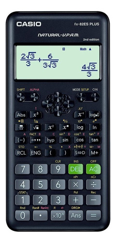 Calculadora Científica Fx-82 Es Plus Preto 252 Funções