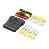 Conector Automotriz Waterproof 6 Pines  Juego Macho Y Hembra