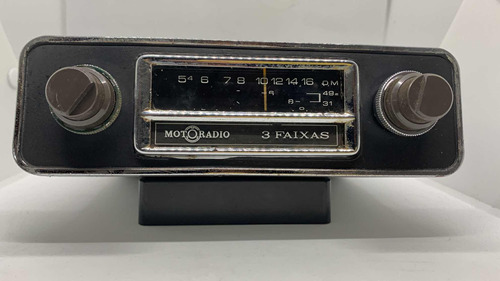 Rádio Motoradio Antigo Modelo 3 Faixas