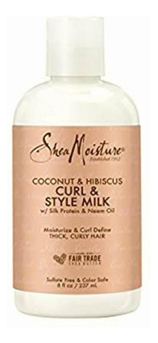 Shea Moisture Coconut & Hibiscus Curl & Style Milk, 8 Fl.