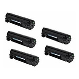 Pack 5 Toner Laser Para Hp P1102w 85a Ce285a