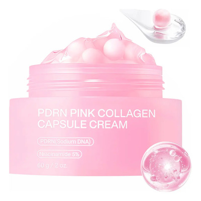 WEUD Crema Hidratante Reparadora Aclarar PDRN Rosa ADN Salmón Colágeno Capsula + 5% Niacinamida 60g Rostro Cuello | Envío gratis