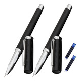 Pluma Dibujo, Mxtsb-006, 2pzas, 0.38mm, 4mm, Negro, 2 Tintas