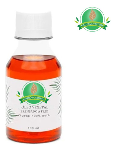 Óleo Vegetal Prensado A Frio Carreador Natural -100 ml