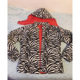 Campera De Piel Animal Print Reversible