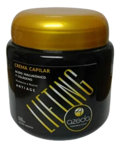 Crema Capilar Azeda Lifting Anti Age Con Acido Hialuronico