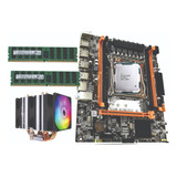 Kit Xeon 2680 V4 + Placa X99 + 64gb Ran + Cooler De 3 Fans