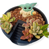 Mini Jardín Escalera Baby Yoda 