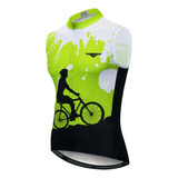 Hombre Ciclismo Jersey Chaleco Usa Bike Sin Mangas Camisa Co