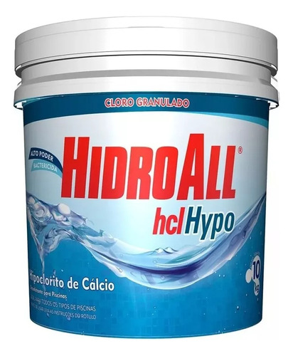 Cloro Granulado Hcl Hipoclorito De Calcio 10kg - Hidroall