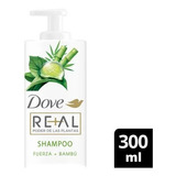 Shampoo Dove Real Poder De Las Plantas Fuerza Bambu 300 Ml